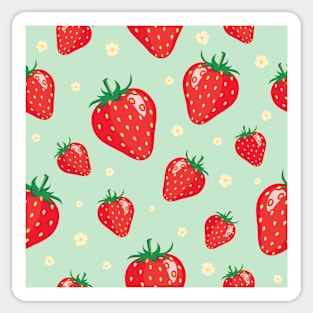 Summer Strawberries Sticker